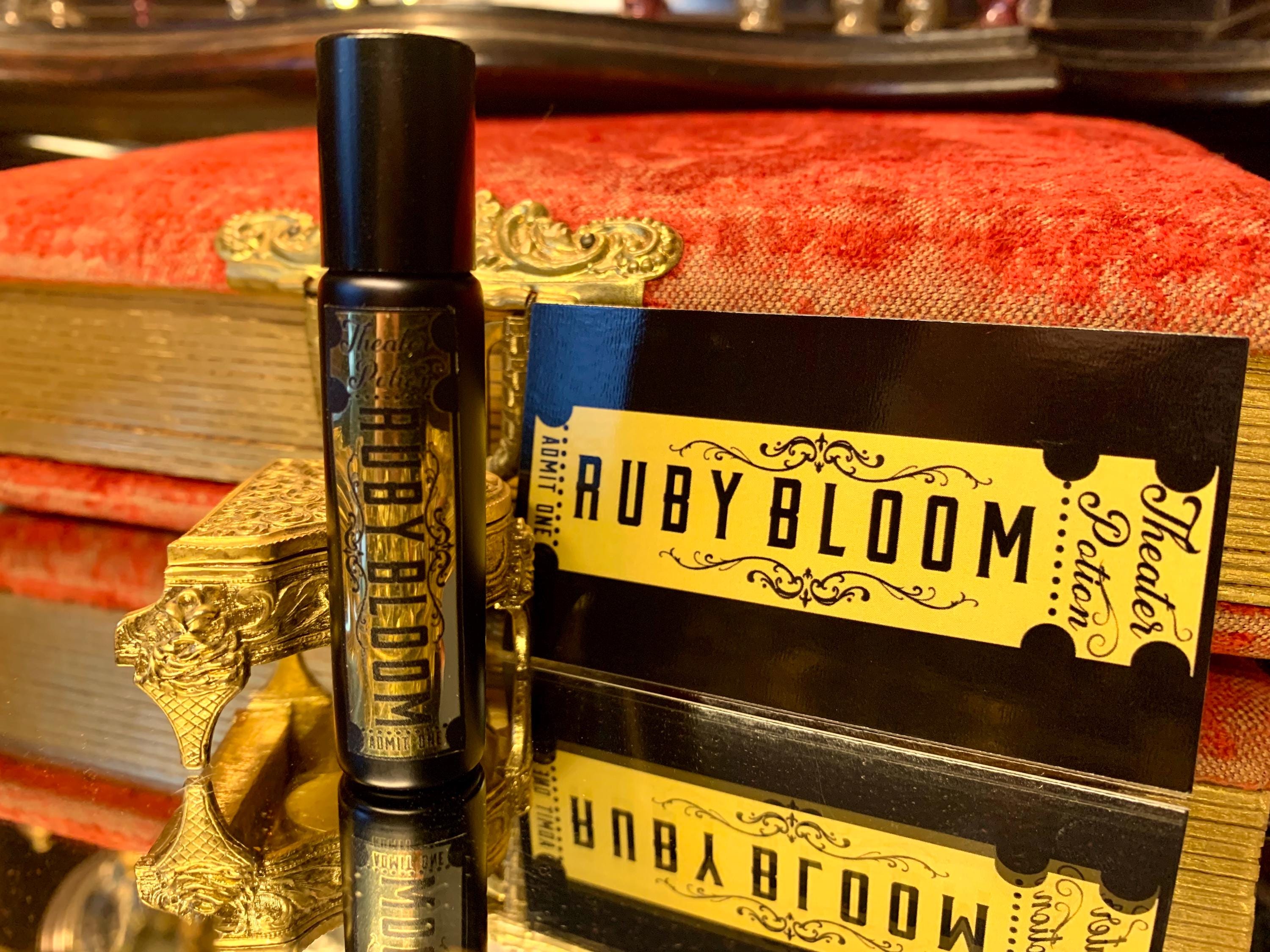 RUBY BLOOM Perfume Oil | Wizard of Oz Scent | Handmade Sandalwood Violet Cardamom Fragrance | Vegan Dorothy Inspired | Theater Potion