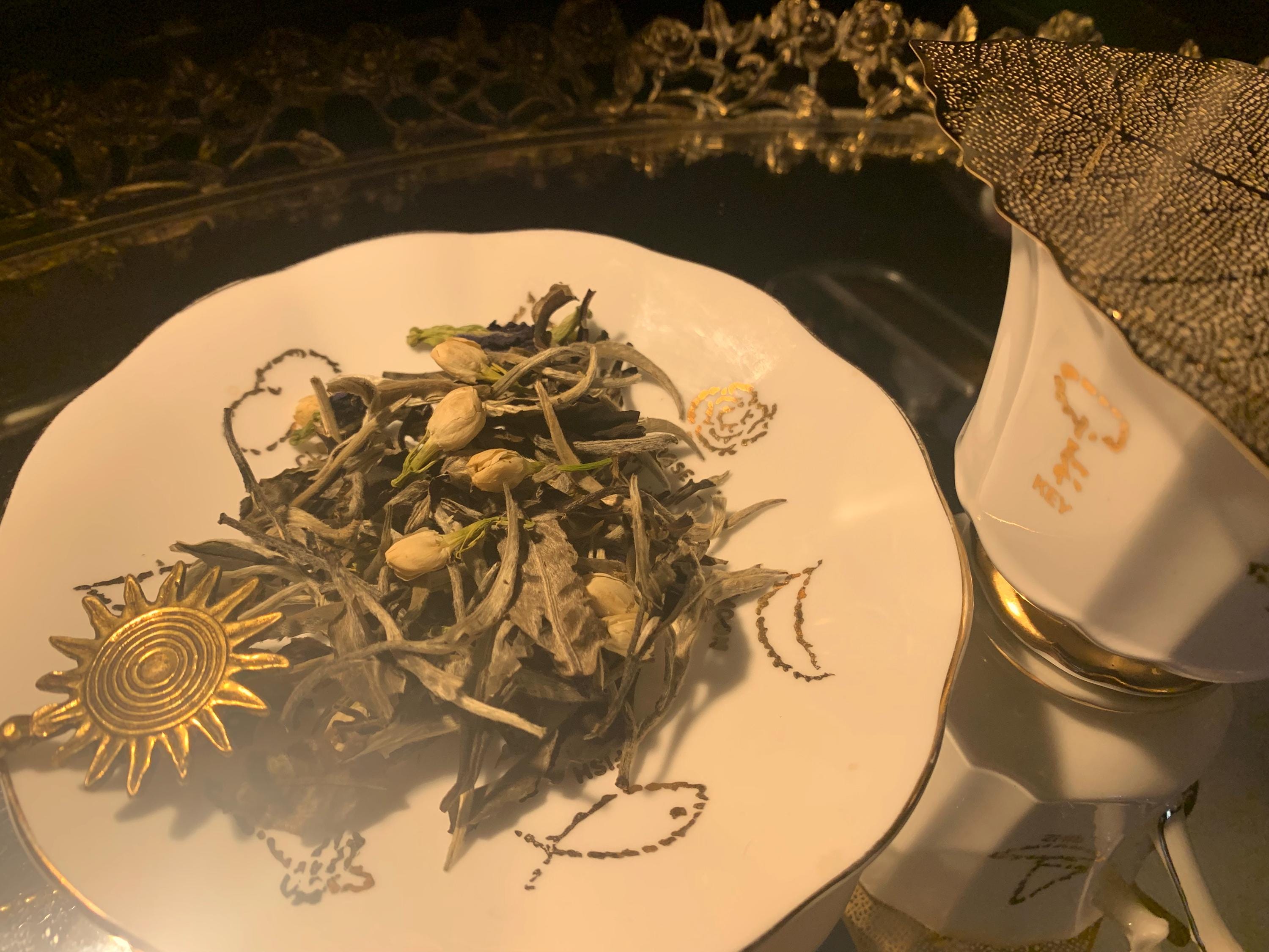 Swan Lake Moon Tea | Color Changing White Tea with Jasmine & Butterfly Pea | Magical Blue Tea Blend | Ballet Inspired Gift